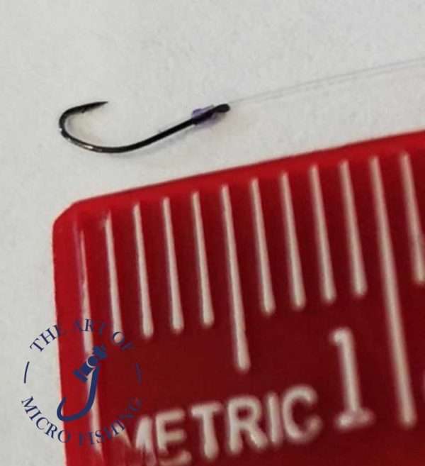 Aldridge #1 Size 30 Pre Snelled 30cm Leader w/ Loop Micro Fishing Hooks 10 Pack - Image 3