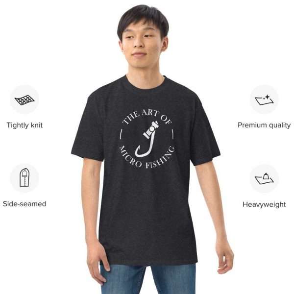 The Art of Micro Fishing Men’s Premium Heavyweight Tee Microfishing Merch