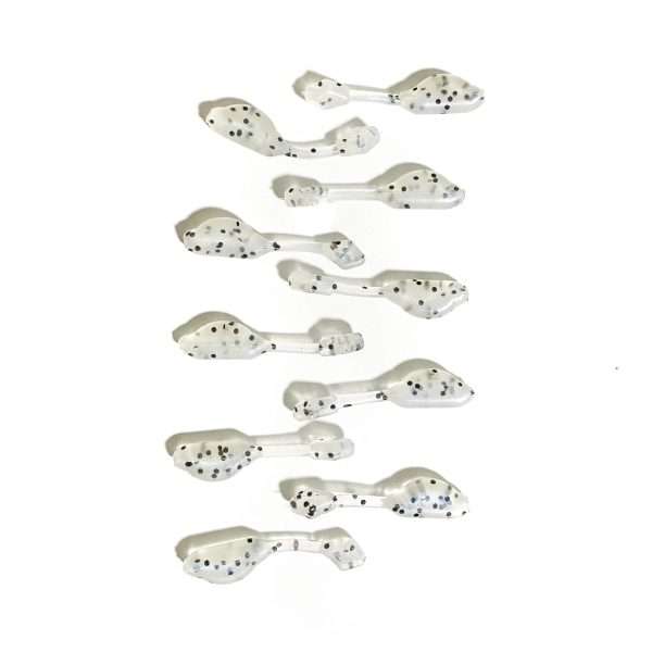 Tiny Tails soft plastic diamond tail micro lures.