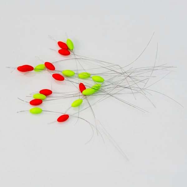 20 Pack Small Self Threading Micro Fishing Floats Small 10mm - Image 4